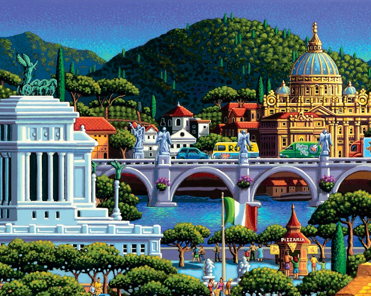 Rome, Italy - 500 Piece Puzzle by Eric Dowdle - Premium No Glare Signature Edition
