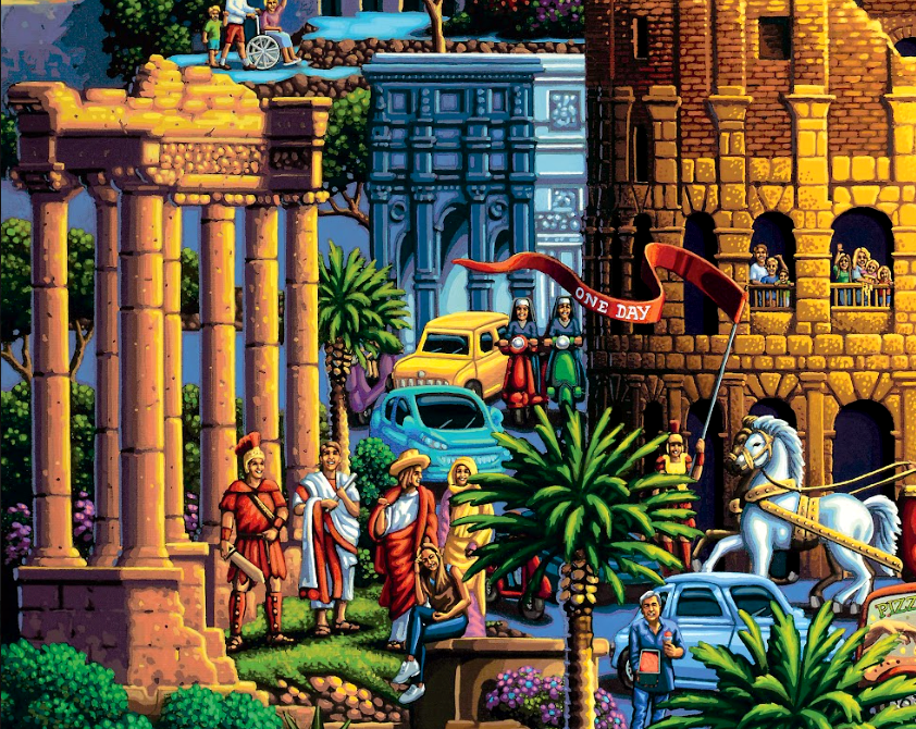 Rome, Italy - 500 Piece Puzzle by Eric Dowdle - Premium No Glare Signature Edition
