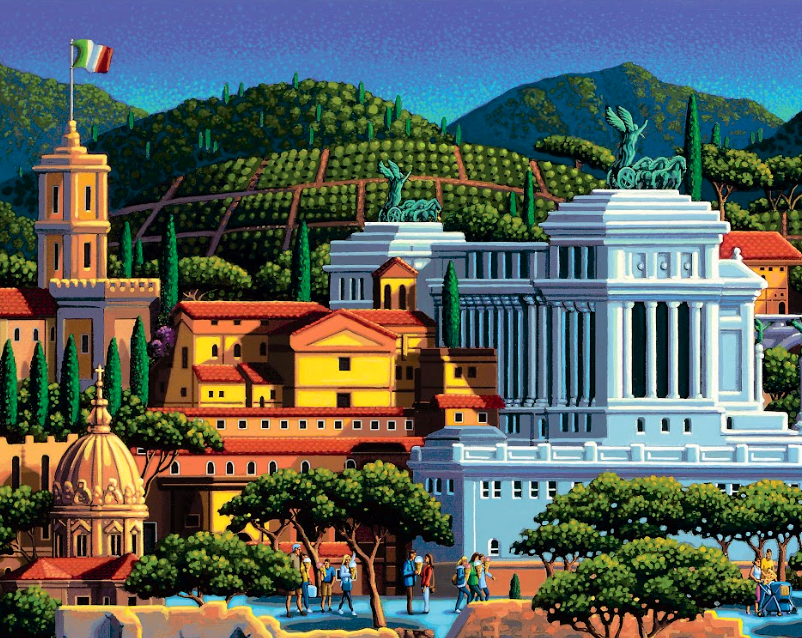 Rome, Italy - 500 Piece Puzzle by Eric Dowdle - Premium No Glare Signature Edition