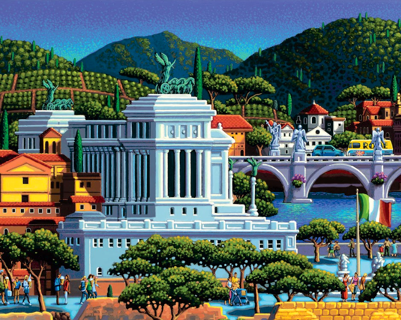 Rome, Italy - 500 Piece Puzzle by Eric Dowdle - Premium No Glare Signature Edition