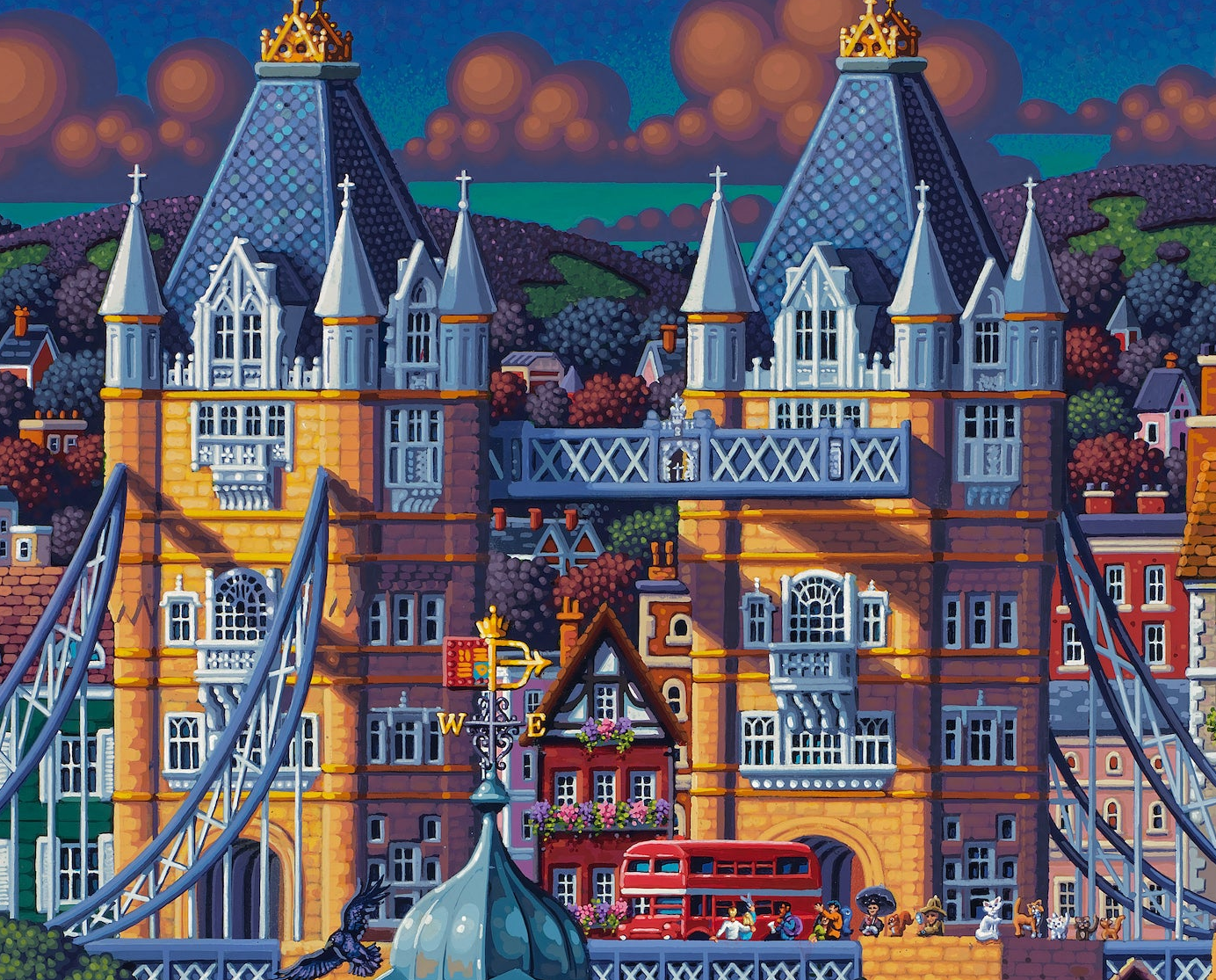 London Tower England Puzzle - Buffalo Games Edition by Eric Dowdle