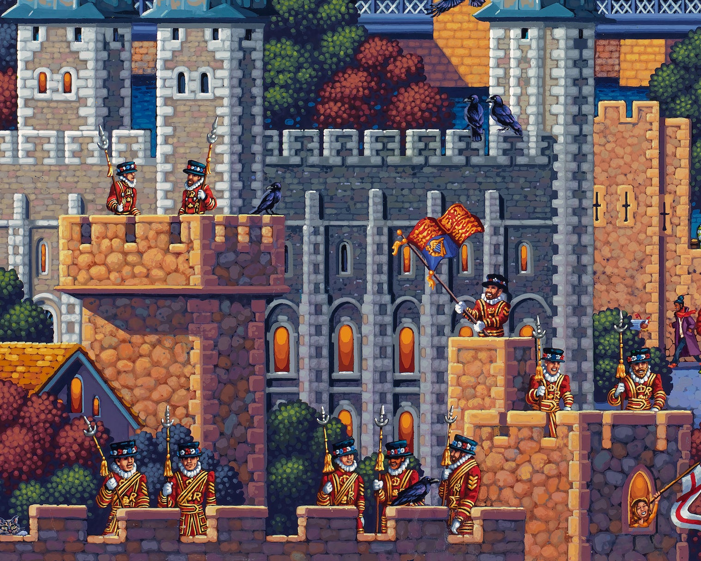 London Tower England Puzzle - Buffalo Games Edition by Eric Dowdle