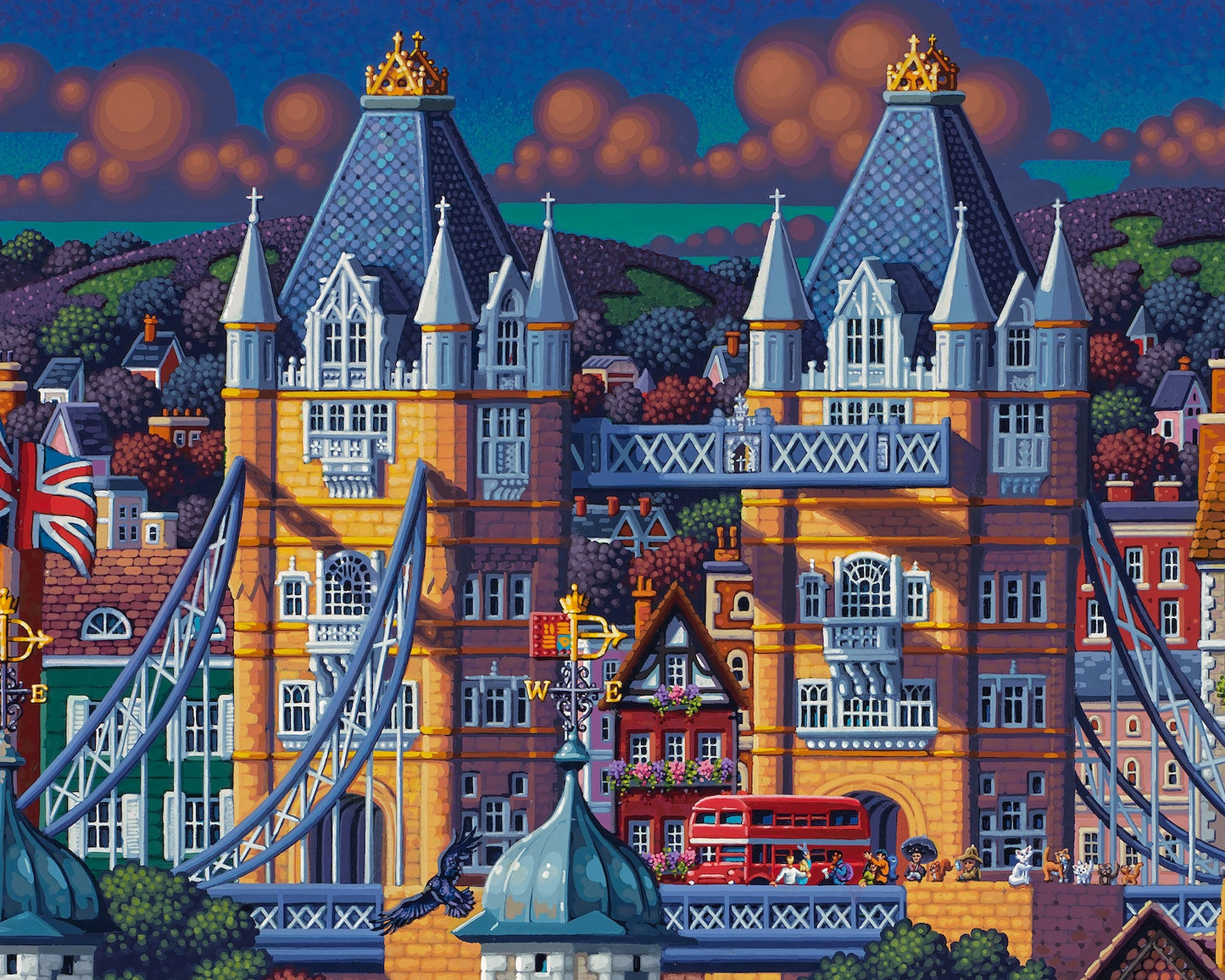 London Tower England Puzzle - Buffalo Games Edition by Eric Dowdle