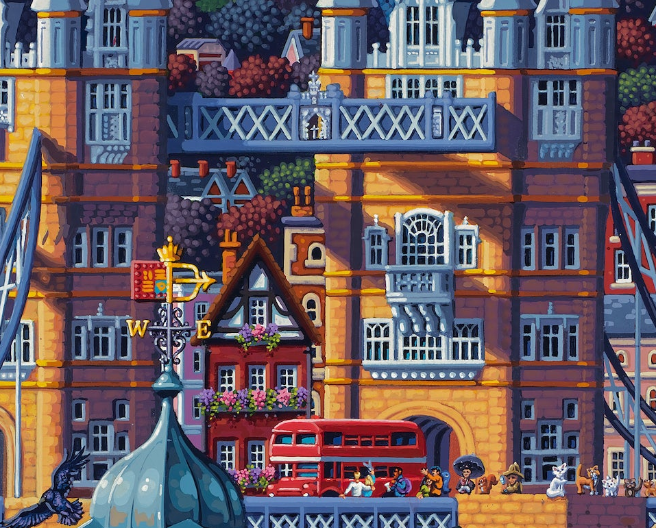 London Tower England Puzzle - Buffalo Games Edition by Eric Dowdle