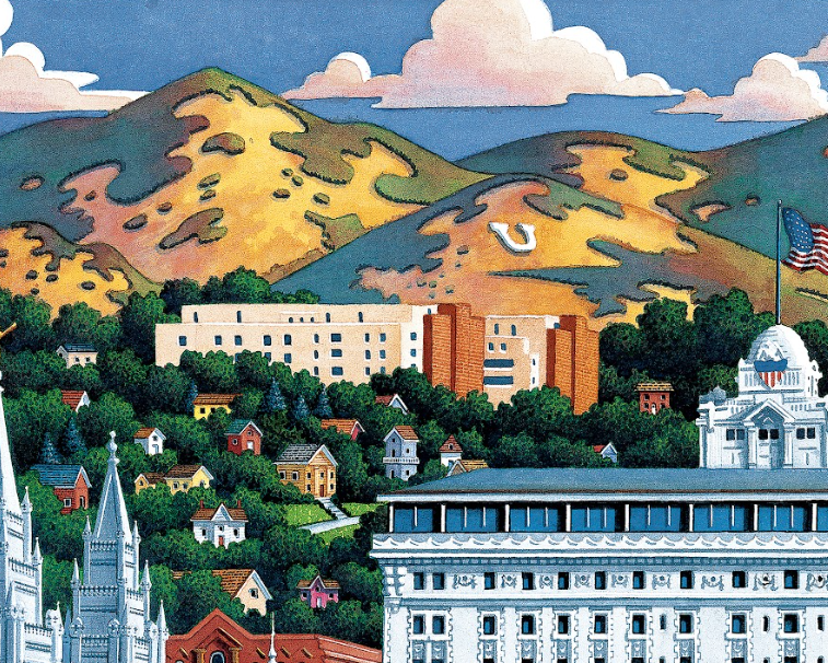 Salt Lake City, Utah - 500 Piece Puzzle by Eric Dowdle - Premium No Glare Signature Edition