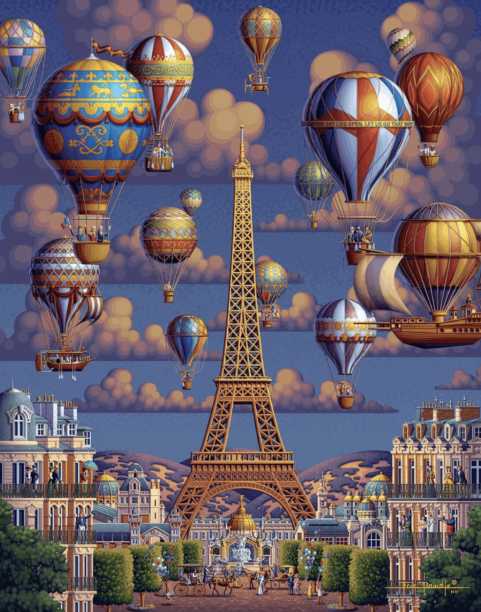 Balloons Over Paris - France