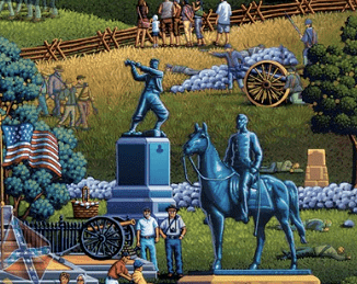Gettysburg National Historic Site, Pennsylvania - 500 Piece Puzzle by Eric Dowdle - Premium No Glare Signature Edition