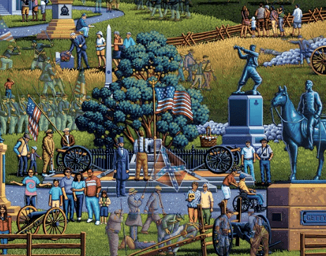 Gettysburg National Historic Site, Pennsylvania - 500 Piece Puzzle by Eric Dowdle - Premium No Glare Signature Edition