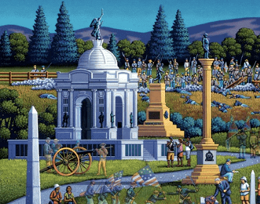 Gettysburg National Historic Site, Pennsylvania - 500 Piece Puzzle by Eric Dowdle - Premium No Glare Signature Edition