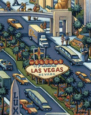 Las Vegas, Nevada - 500 Piece Puzzle by Eric Dowdle - Premium No Glare Signature Edition
