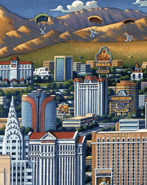 Las Vegas, Nevada - 500 Piece Puzzle by Eric Dowdle - Premium No Glare Signature Edition