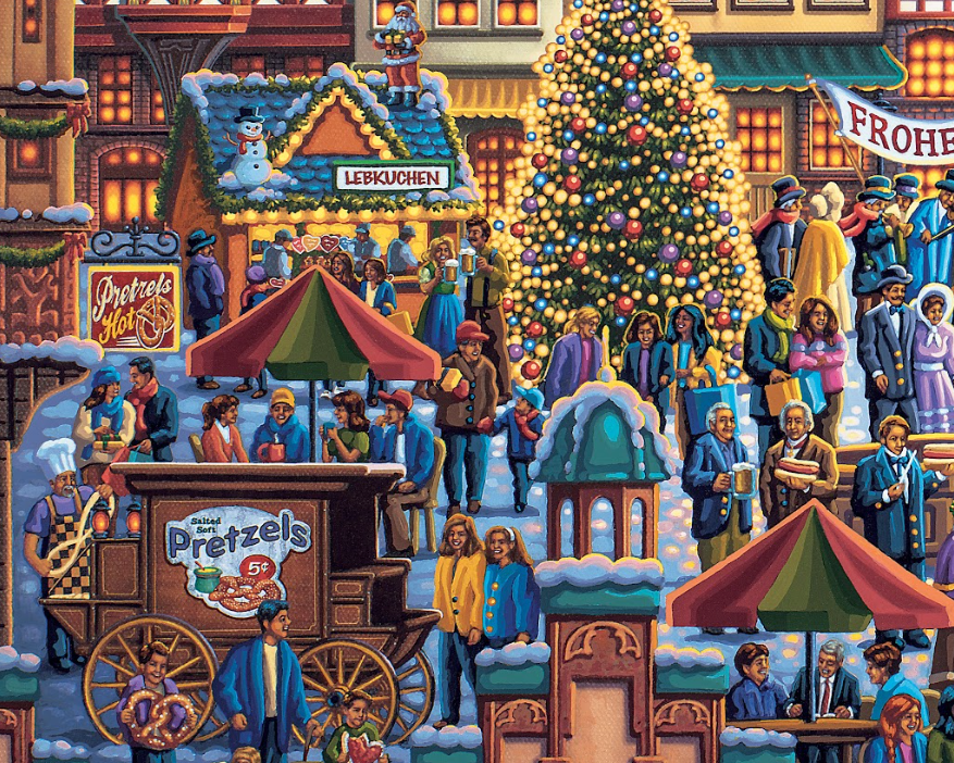 Frankfurt Christmas, Germany Dowdle Puzzle