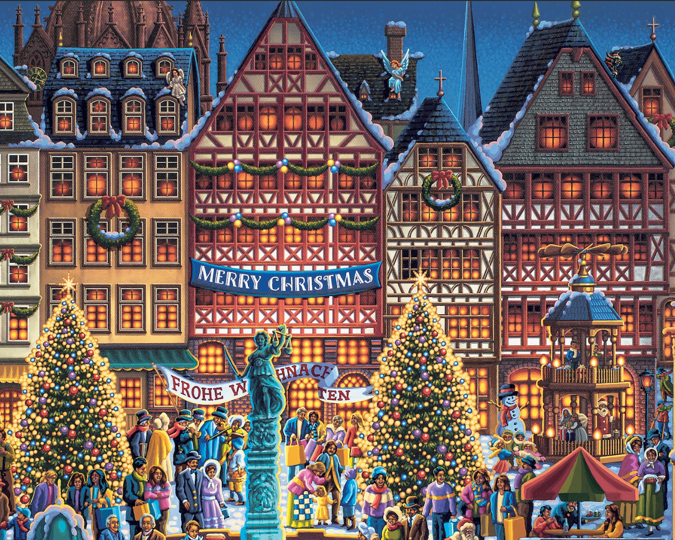 Frankfurt Christmas, Germany Dowdle Puzzle