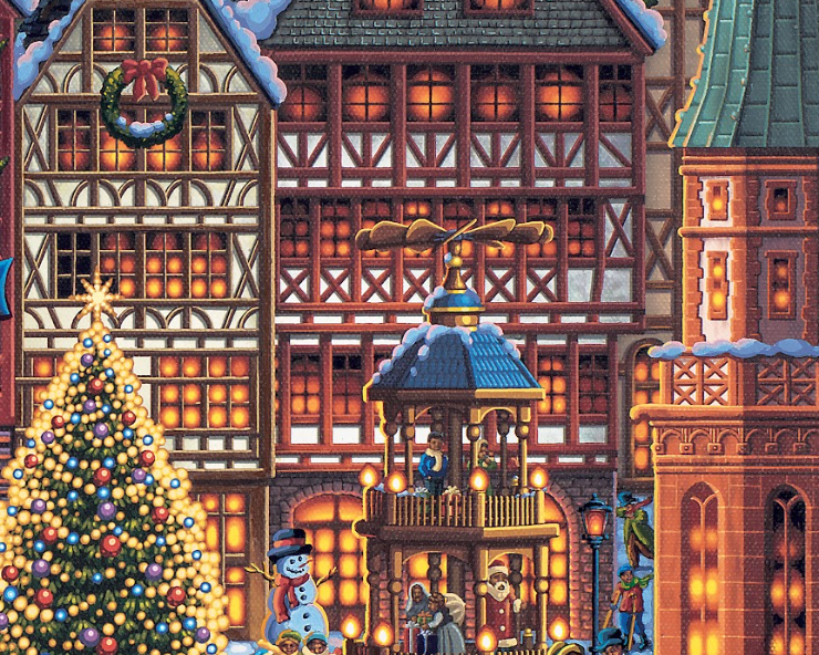 Frankfurt Christmas, Germany Dowdle Puzzle