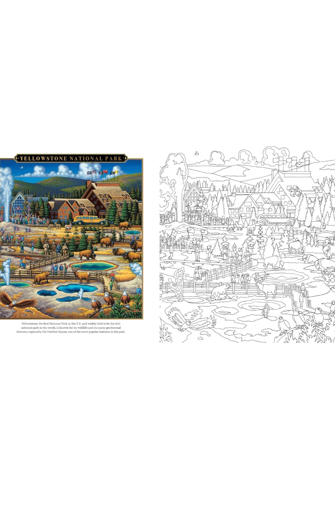 National Parks Coloring Book - Dowdle