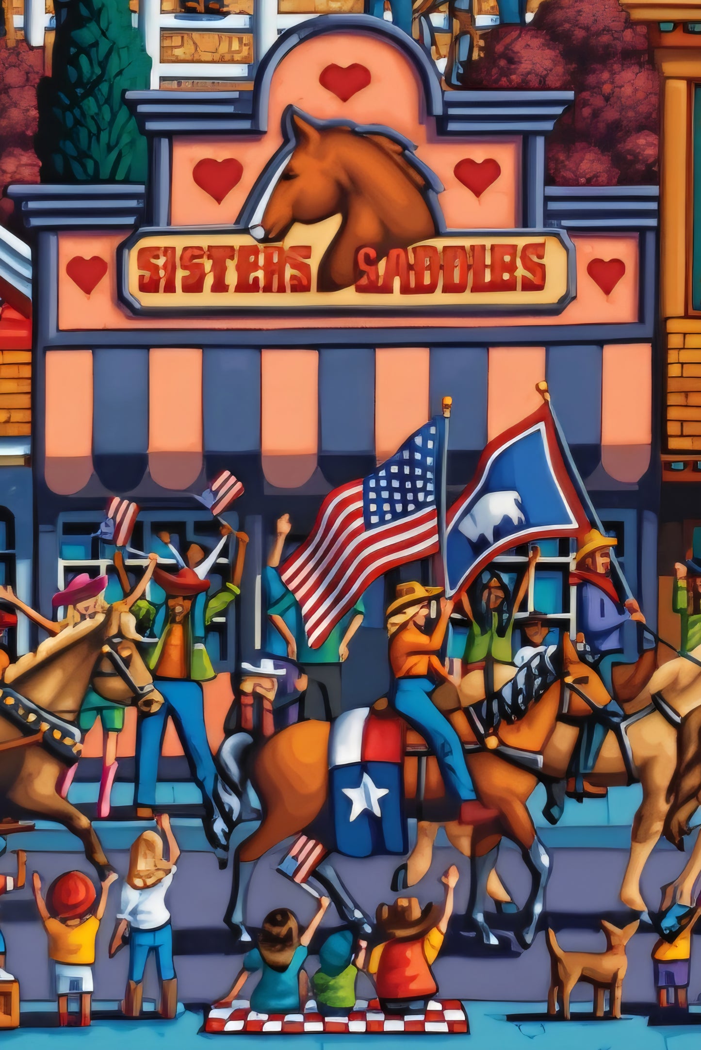 American Rodeo - NEW 2026 - Dowdle 500 Piece Puzzle Premium Collection, No Glare Finish