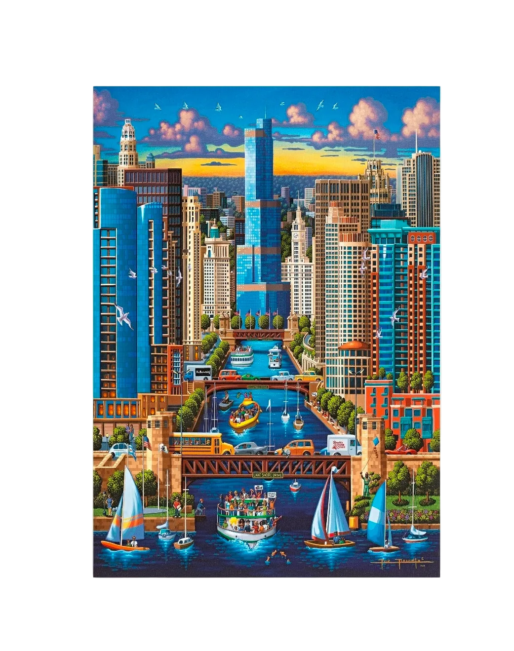 Chicago Windy City by Eric Dowdle - Buffalo Games Edition