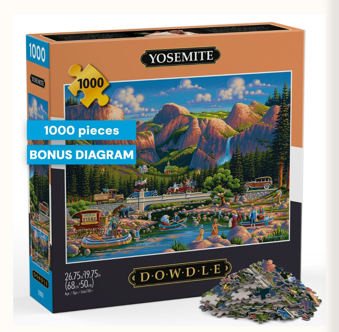 Yosemite National Park California Puzzle by Eric Dowdle Buffalo Games Edition