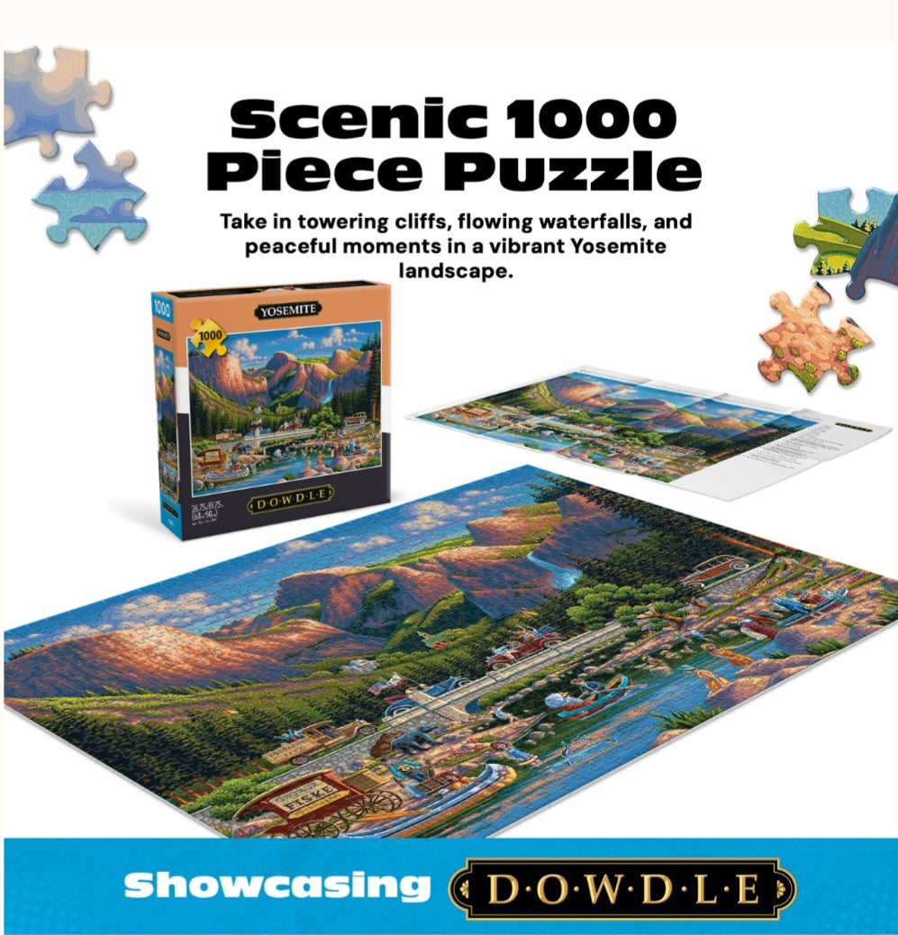 Yosemite National Park California Puzzle by Eric Dowdle Buffalo Games Edition