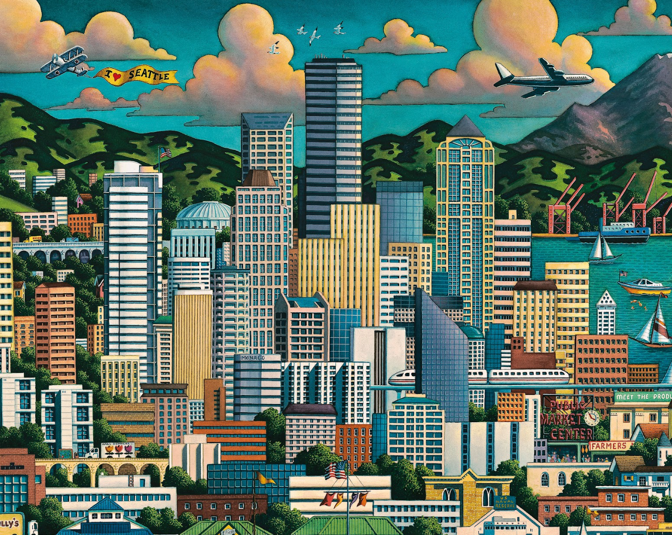 Seattle, Washington Value Edition Puzzle