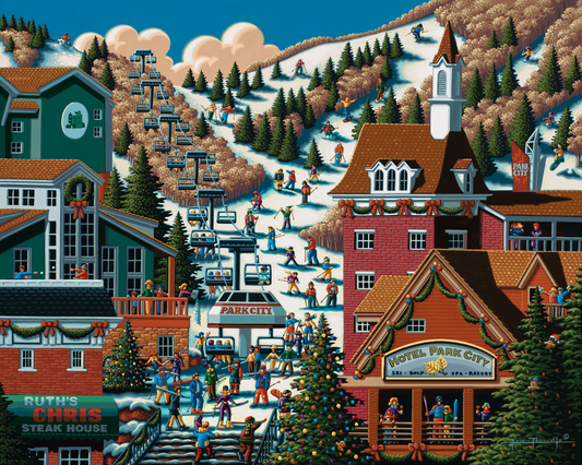 Eric Dowdle Ski Park City, Utah Art Print fine art print
