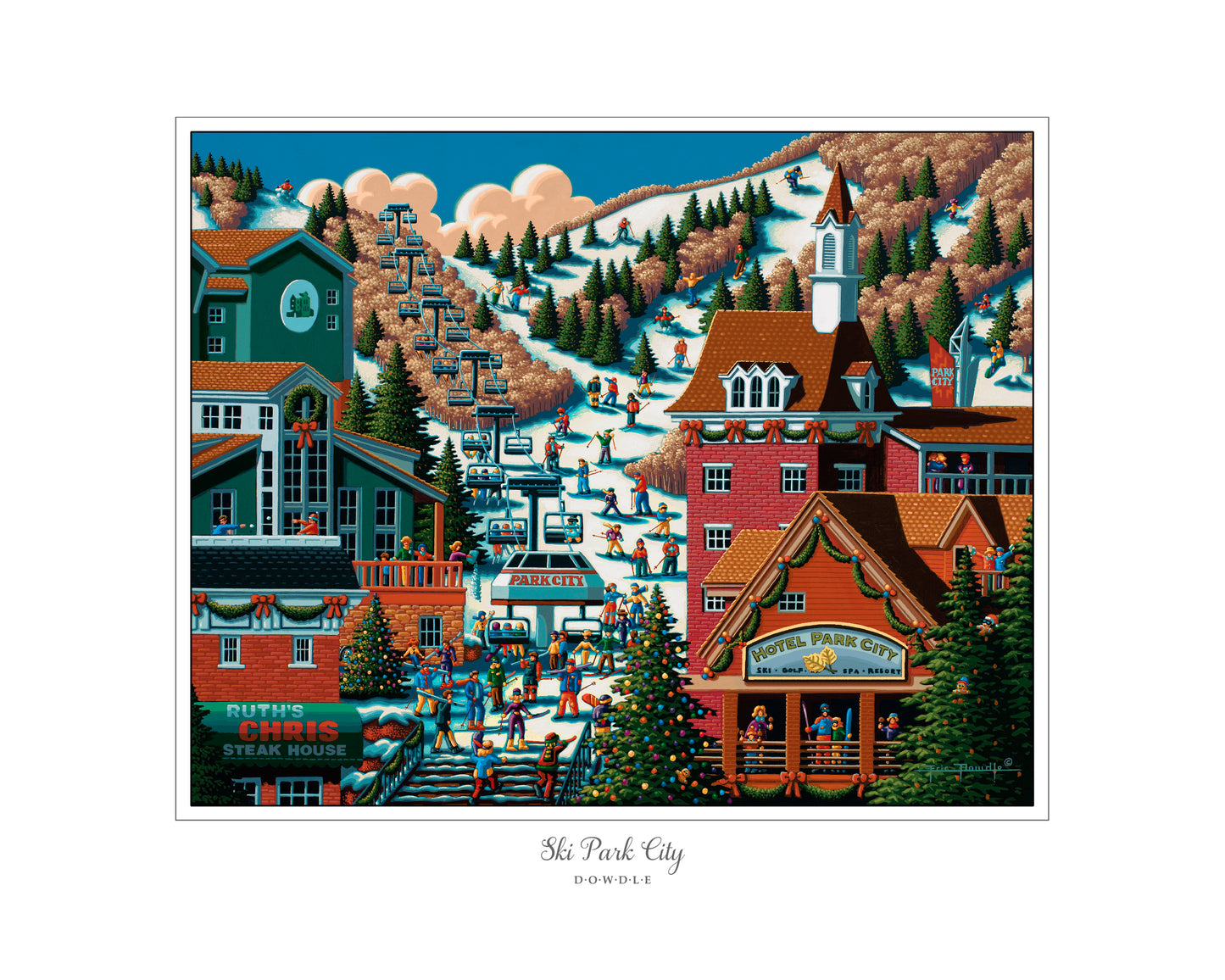 Ski Park City, Utah Art Print
