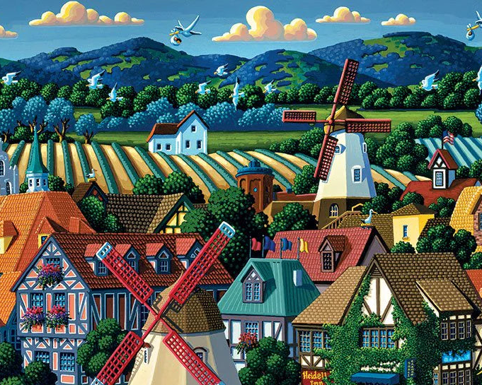 Solvang, California "Little Denmark" Dowdle Signature Edition Puzzle