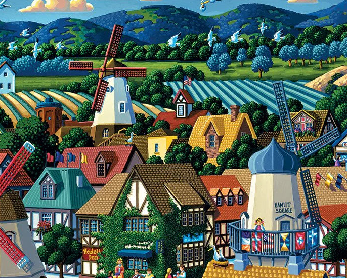 Solvang, California "Little Denmark" Dowdle Signature Edition Puzzle