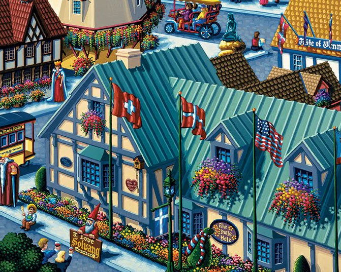 Solvang, California "Little Denmark" Dowdle Signature Edition Puzzle