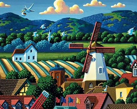 Solvang, California "Little Denmark" Dowdle Signature Edition Puzzle