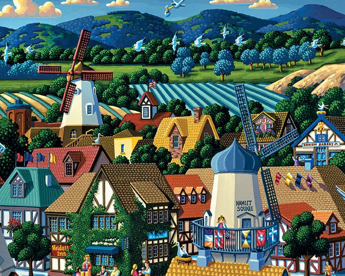 Solvang, California "Little Denmark" Dowdle Signature Edition Puzzle
