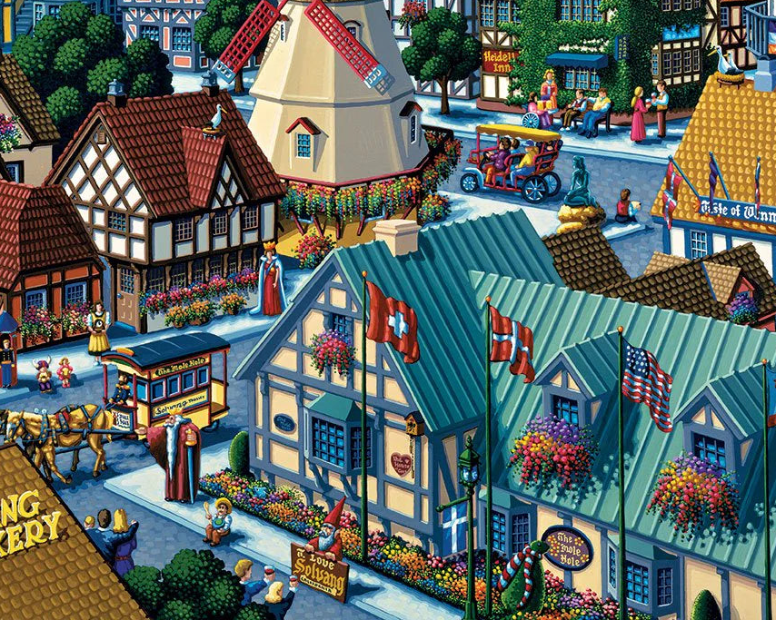 Solvang, California "Little Denmark" Dowdle Signature Edition Puzzle