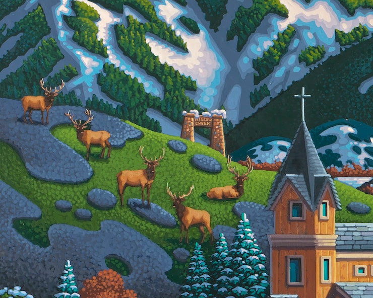 Star Valley, Wyoming - 500 Piece Puzzle by Eric Dowdle - Premium No Glare Signature Edition