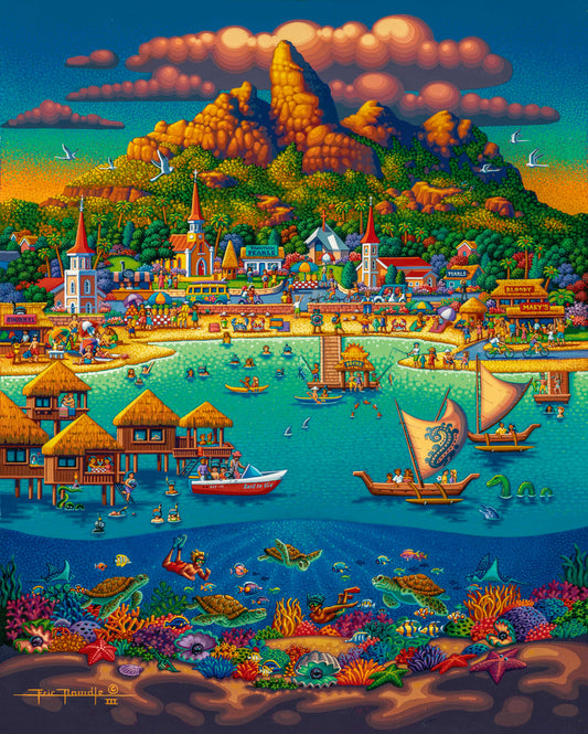 Bora Bora Tahiti Puzzle by Eric Dowdle - Pre Order Ships May 30th