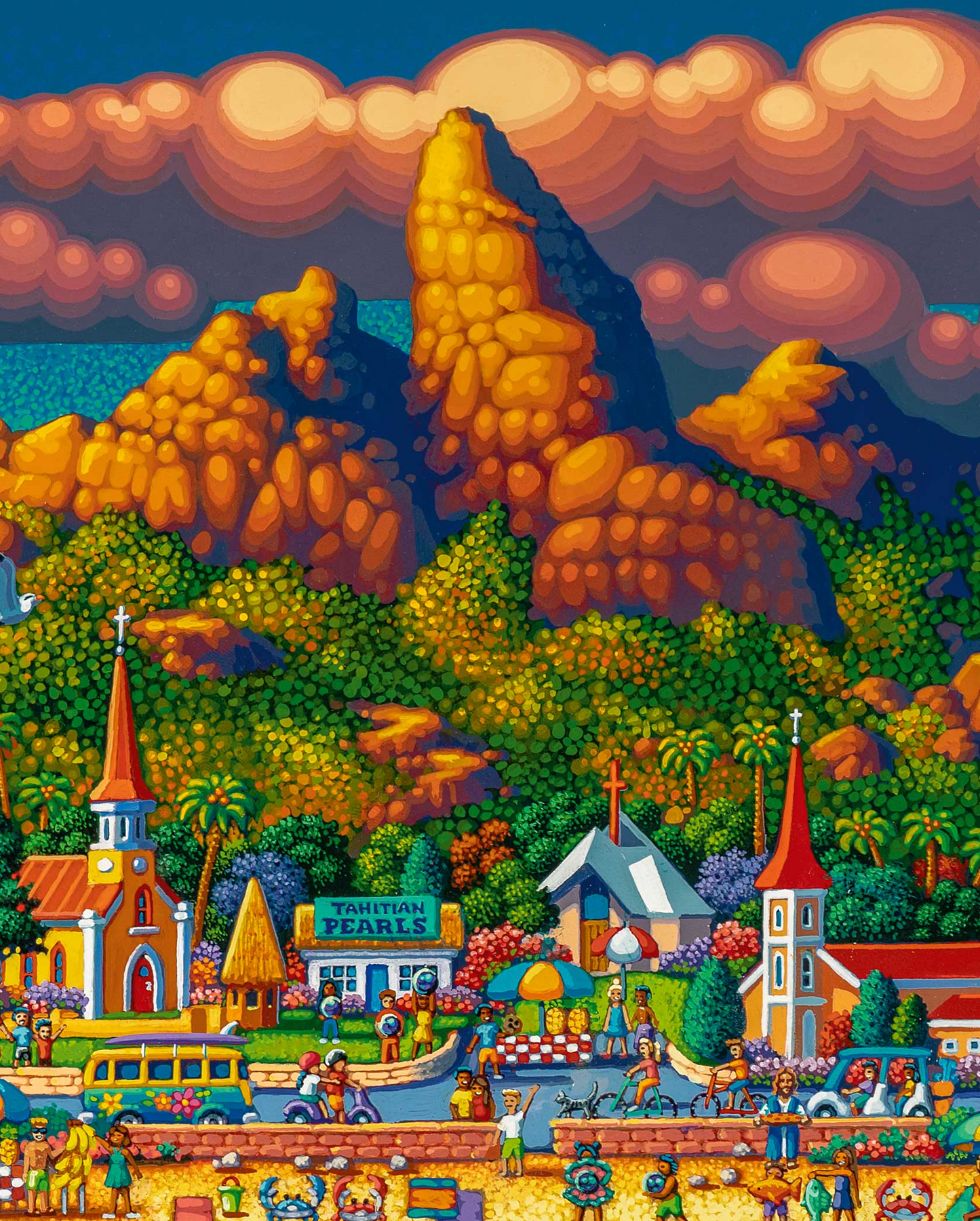 Bora Bora, Tahiti - 500 Piece Puzzle by Eric Dowdle - Premium No Glare Signature Edition
