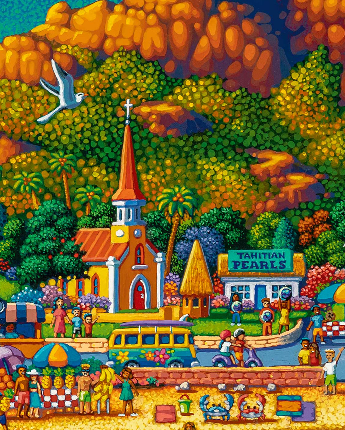 Bora Bora, Tahiti - 500 Piece Puzzle by Eric Dowdle - Premium No Glare Signature Edition