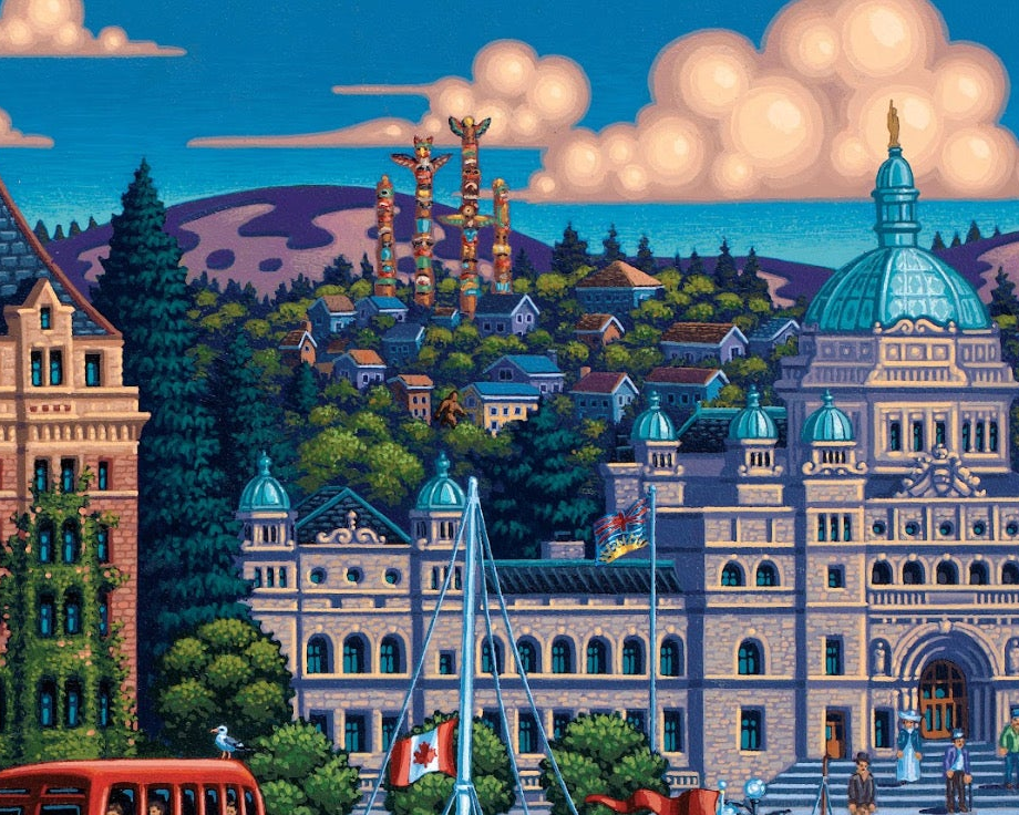 Victoria, British Columbia, Canada Dowdle Signature Edition Puzzle