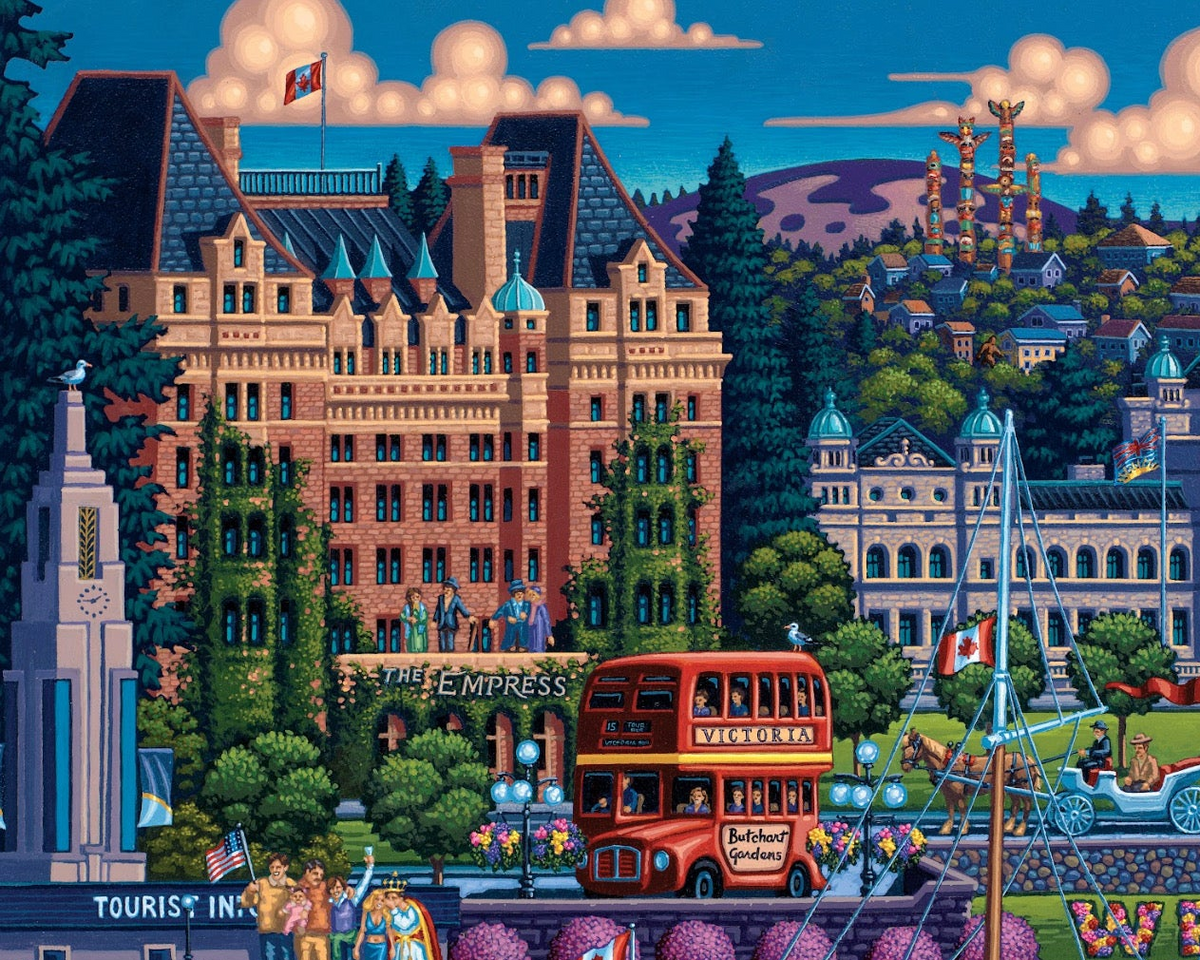 Victoria, British Columbia, Canada Dowdle Signature Edition Puzzle