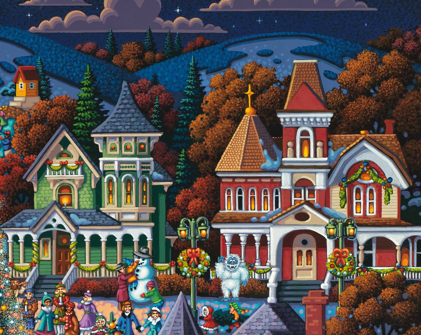 Victorian Christmas - 500 Piece Puzzle by Eric Dowdle - Premium No Glare Signature Edition