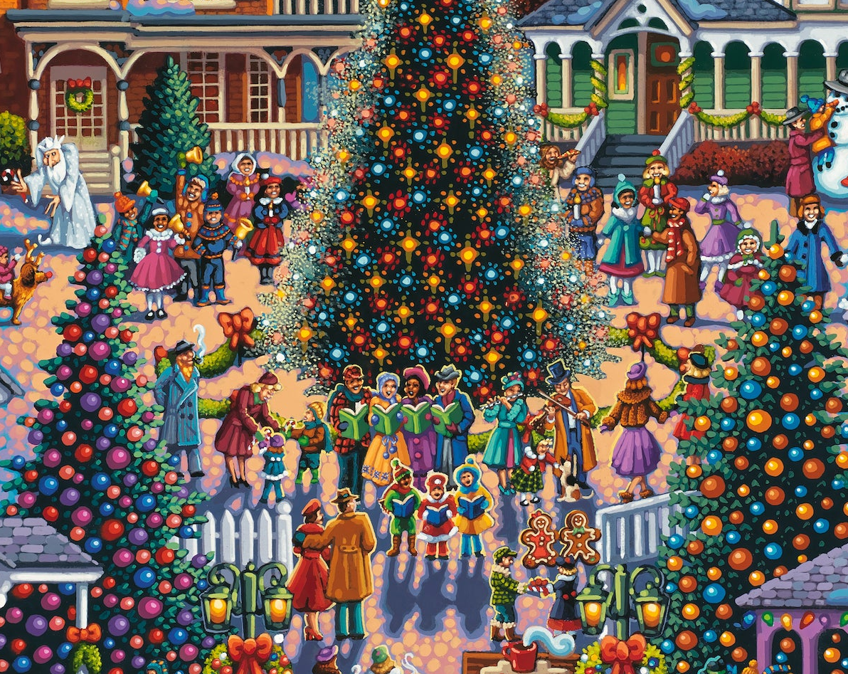 Victorian Christmas - 500 Piece Puzzle by Eric Dowdle - Premium No Glare Signature Edition