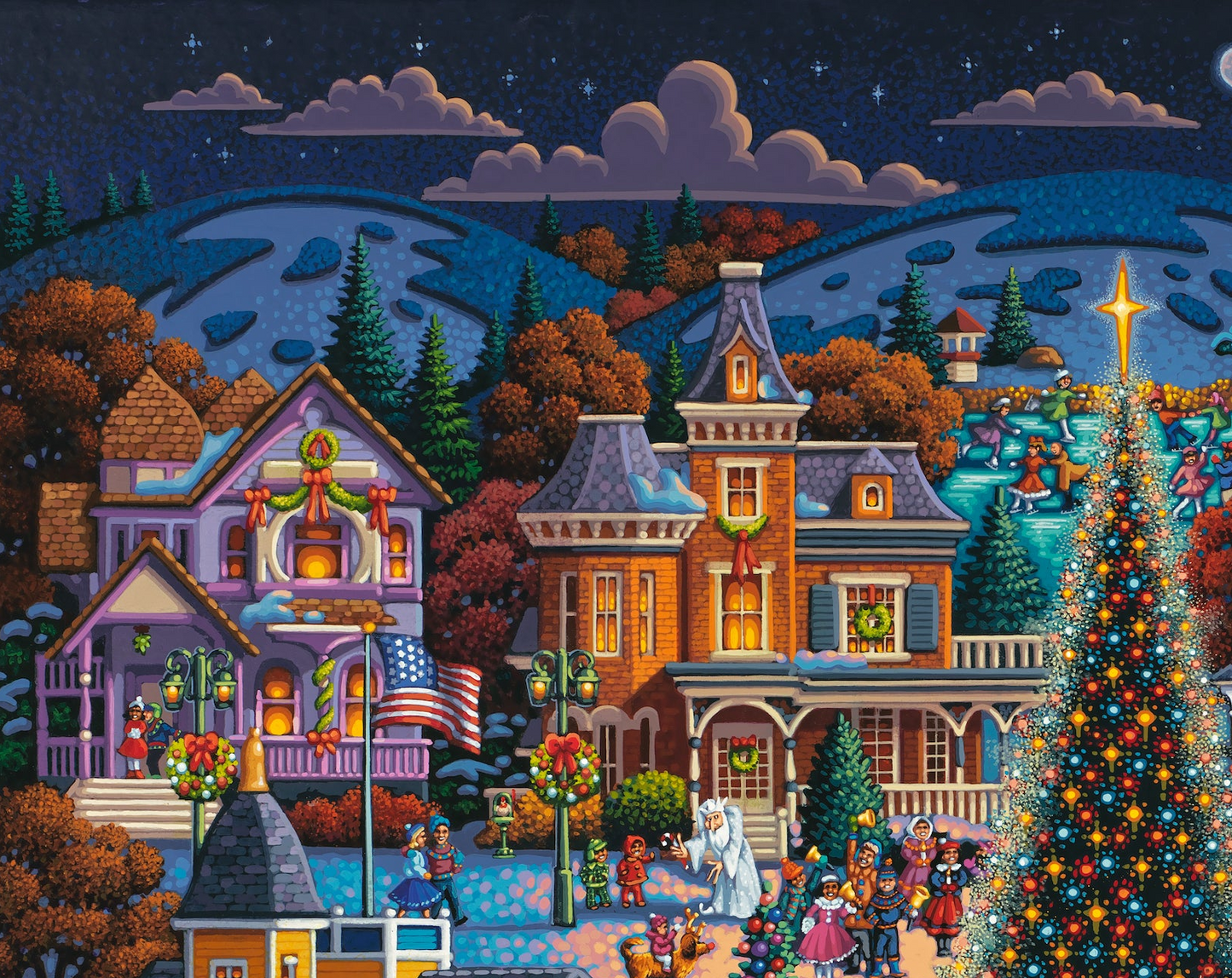 Victorian Christmas - 500 Piece Puzzle by Eric Dowdle - Premium No Glare Signature Edition
