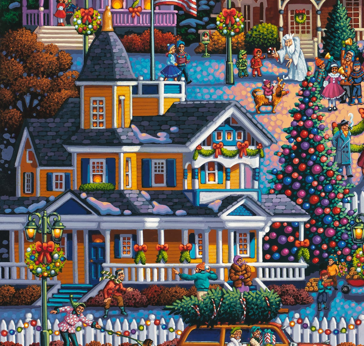 Victorian Christmas - 500 Piece Puzzle by Eric Dowdle - Premium No Glare Signature Edition