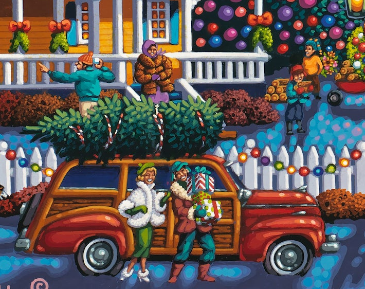 Victorian Christmas - 500 Piece Puzzle by Eric Dowdle - Premium No Glare Signature Edition