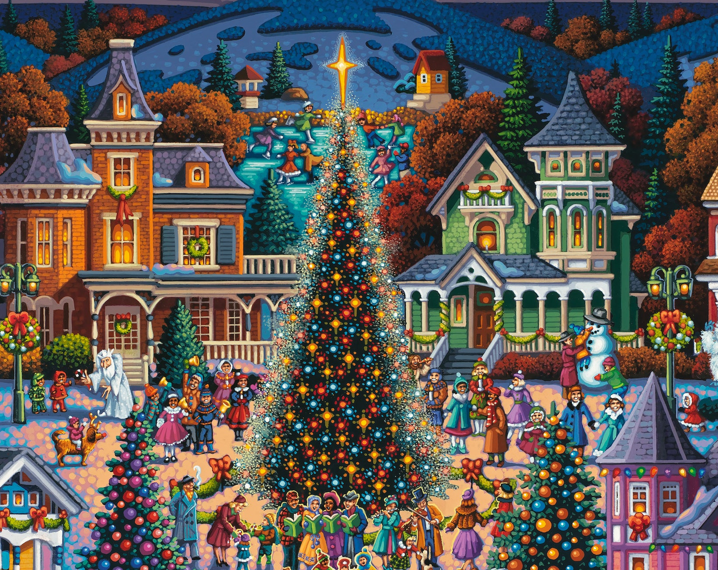Victorian Christmas - 500 Piece Puzzle by Eric Dowdle - Premium No Glare Signature Edition