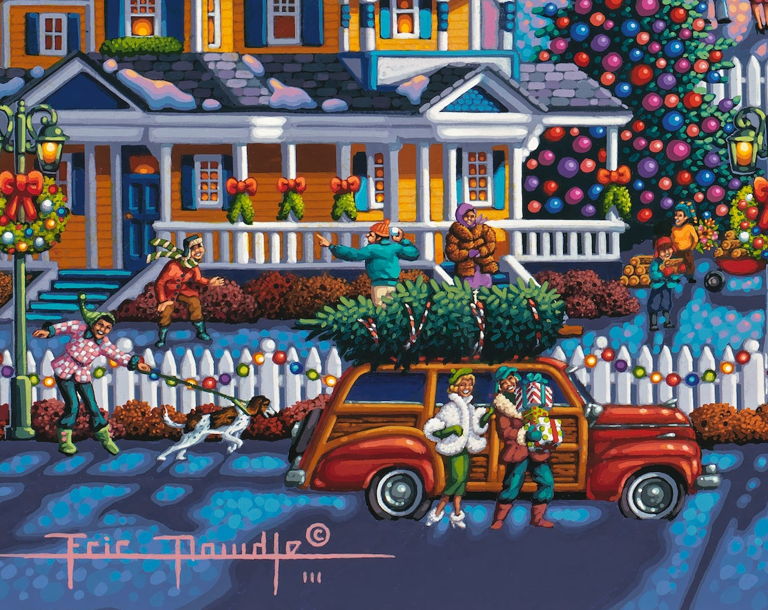 Victorian Christmas - 500 Piece Puzzle by Eric Dowdle - Premium No Glare Signature Edition