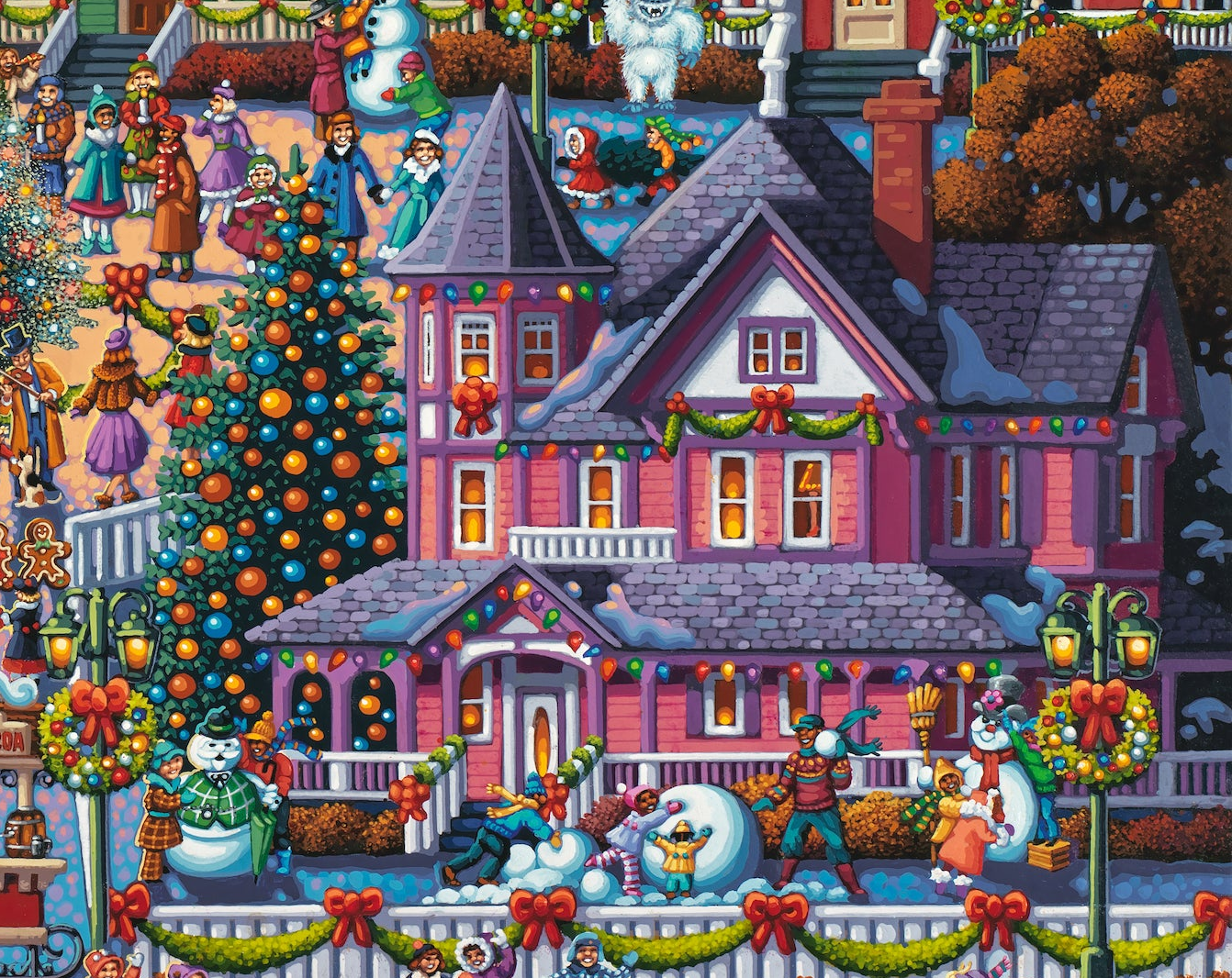 Victorian Christmas - 500 Piece Puzzle by Eric Dowdle - Premium No Glare Signature Edition