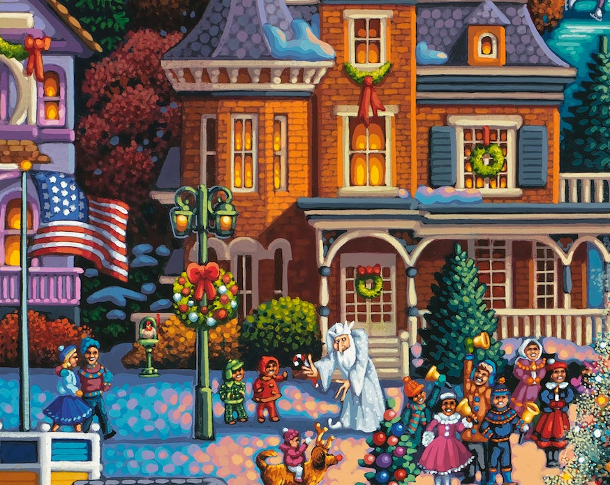 Victorian Christmas - 500 Piece Puzzle by Eric Dowdle - Premium No Glare Signature Edition