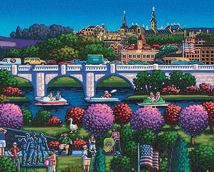 Washington DC Mall US Capitol - 500 Piece Puzzle by Eric Dowdle - Premium No Glare Signature Edition