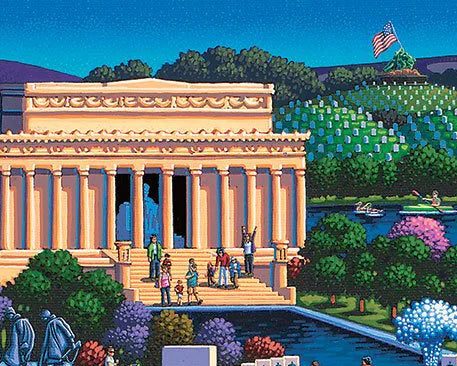 Washington DC Mall US Capitol - 500 Piece Puzzle by Eric Dowdle - Premium No Glare Signature Edition
