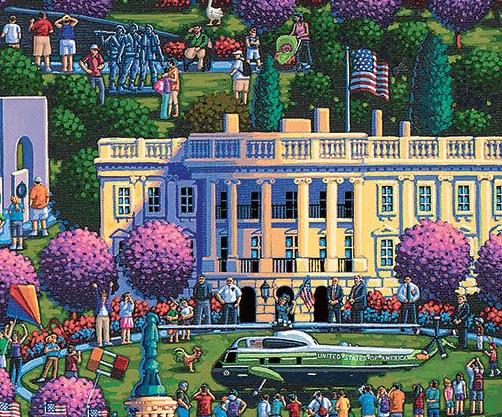 Washington DC Mall US Capitol - 500 Piece Puzzle by Eric Dowdle - Premium No Glare Signature Edition